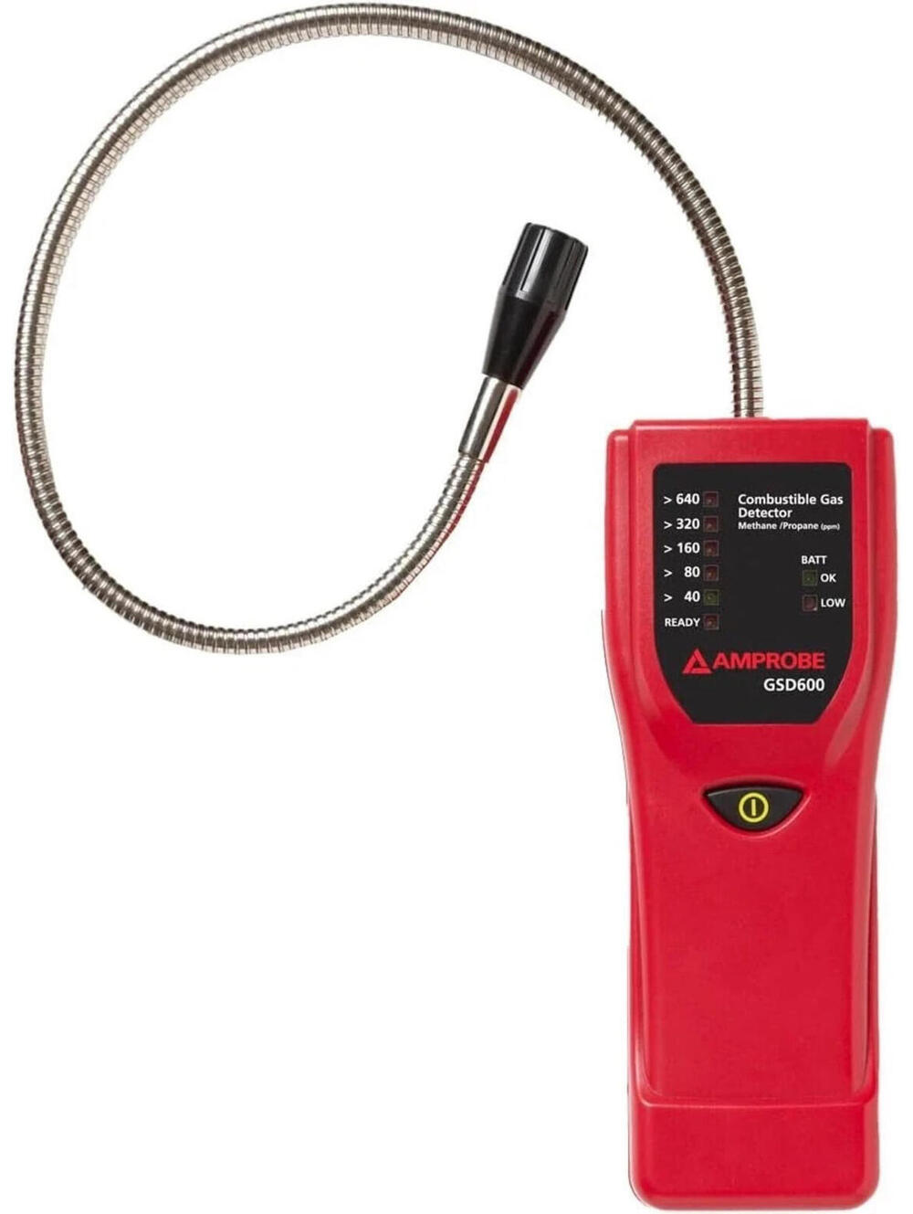 Amprobe GSD600 Gas Leak Detector Flex Probe Methane Propane Natural Gas w/ Case